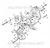 GEARCASE   BRAKE MOUNTING SPORT 400L W98BA38C (4947234723B013)
