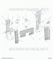 REAR BODYWORK CLOSEOFF, SIDE PANELS -Z22RGE2KAG/BG/RGK2KAN/BN (C703162)
