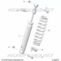 SUSPENSION, REAR SHOCK