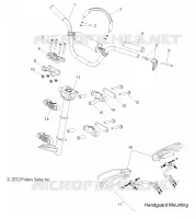 STEERING, HANDLEBAR MOUNTING, LE