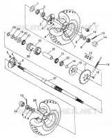 REAR WHEEL DRIVE MAGNUM 6X6 W97AE42A AND SWEDISH MAGNUM 6X6 S97AE42E (4940754075D001)