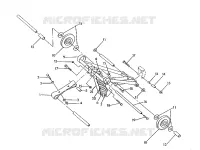 FRONT TORQUE ARM  500 SP/500 SKS (4921262126029A)