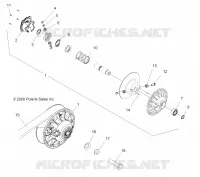DRIVE TRAIN, SECONDARY CLUTCH