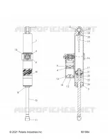 SUSPENSION, REAR SHOCK TRACK