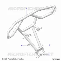 REAR BODYWORK BUMPER, TRAIL