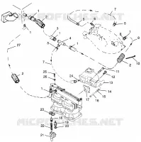 COOLING SYSTEM SL 700 B974071, INTL. SL 700 I974071, SL 700 DELUXE B974072 (4940874087B011)
