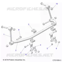SUSPENSION, FRONT, STABILIZER BAR