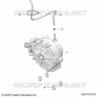 DRIVE TRAIN, FRONT GEARCASE MOUNTING