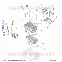 ENGINE, CYLINDER/CYLINDER HEAD ASM.