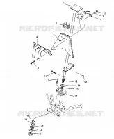 STEERING POST   ASSEMBLY  2X4 400L W957540 (4930093009B005)