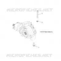 DRIVE TRAIN, GEARCASE MOUNTING, FRONT