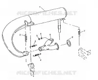 EXHAUST SYSTEM 500 INDY 0982764(A)(B) AND EUROPEAN 500 INDY E982764A (4942104210C005)
