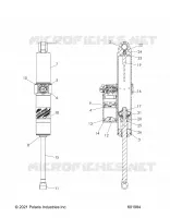 SUSPENSION, REAR SHOCK TRACK