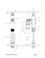 SUSPENSION, REAR SHOCK TRACK