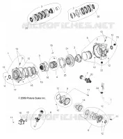 DRIVE TRAIN, FRONT GEARCASE INTERNALS
