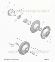 DRIVE TRAIN, CLUTCH, SECONDARY