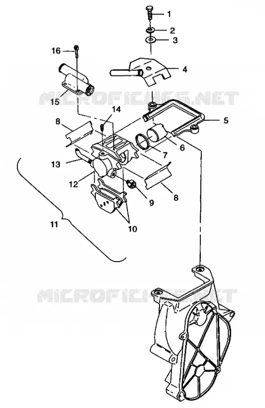 BRAKE 600 XC 0981758 (4944194419B008)