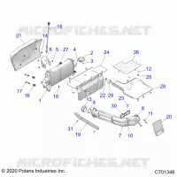 ENGINE, EXHAUST SYSTEM -Z23N4V99AL/BL/AR/BR (C701346)