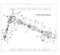 DRIVE TRAIN, FRONT GEARCASE