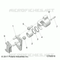 REAR BRAKE CALIPER