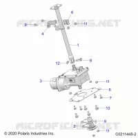 STEERING POST  AND EPS