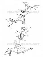 STEERING POST    6X6 400L