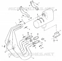 EXHAUST SYSTEM 600 XCR 0985677 (4943164316C003)