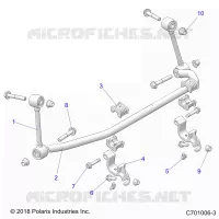SUSPENSION, FRONT, STABILIZER BAR