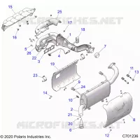 ENGINE, EXHAUST SYSTEM