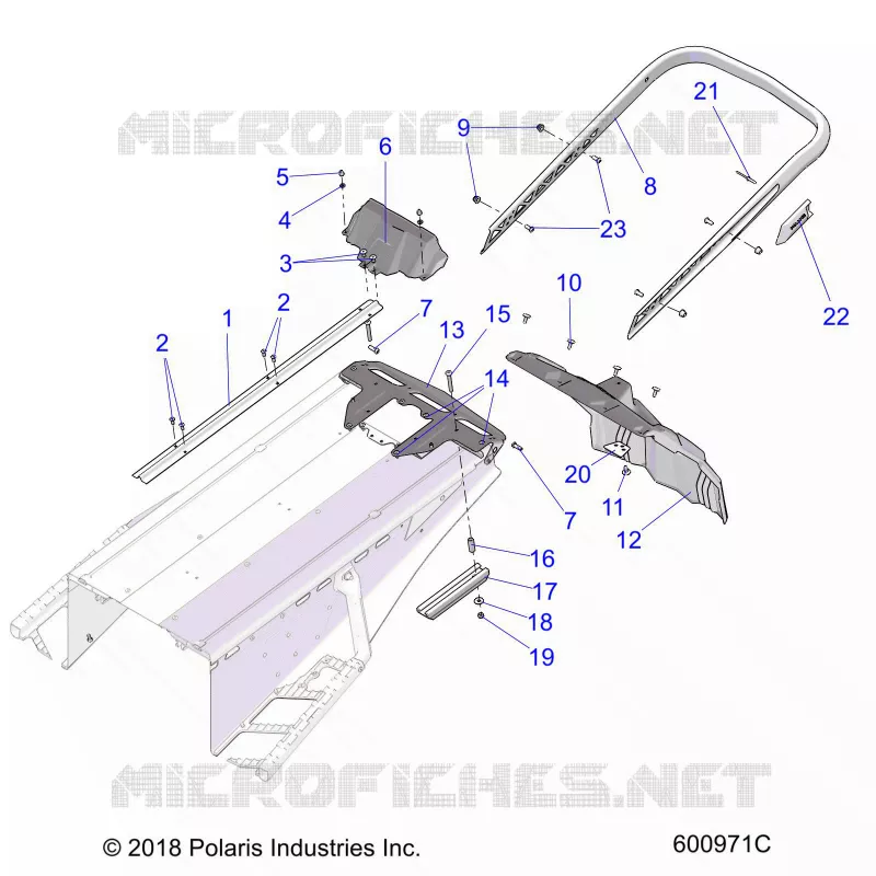 BUMPER, REAR, SNOWFLAP AND TAILLIGHT COVER