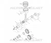 CRANKSHAFT AND PISTON