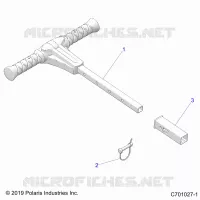 BODY, PASSENGER GRAB BAR