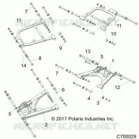REAR SUSPENSION CONTROL ARMS