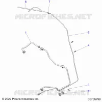 FUEL SYSTEM, LINES, STD.