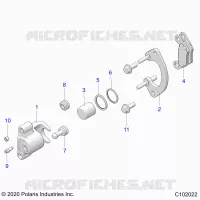 FRONT BRAKE CALIPER