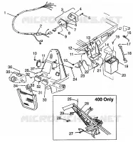ELECTRICAL/TAILLIGHT XPRESS 300 W97CA28C AND  XPRESS 400L W97CA38C (4939603960C012)