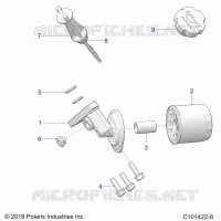 OIL FILTER AND DIPSTICK