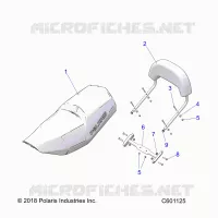SEAT AND BACKREST