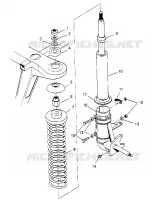 STRUT ASSEMBLY TRAIL BLAZER W957221 (4930363036B001)