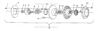 DRIVEN CLUTCH 500 0972764,  EUROPEAN 500 E972764, 500 SKS 0972564,  EUROPEA (4938393839C009)