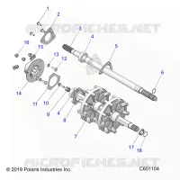 DRIVE TRAIN, JACKSHAFT AND DRIVE SHAFT