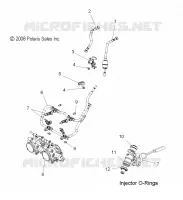 FUEL SYSTEM, RAIL, LINES AND THROTTLE  BODY