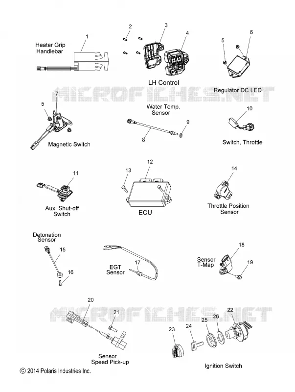 SWITCHES, SENSORS AND COMPONENTS