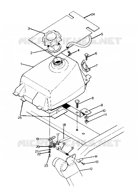 FUEL TANK ASSEMBLY (4916361636004A)