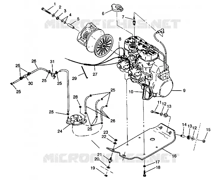 ENGINE MOUNTING 440 0942760 AND 440 SKS 0942560 (4925072507027A)