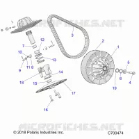 DRIVE TRAIN, SECONDARY CLUTCH