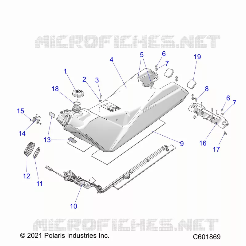 FUEL SYSTEM, FUEL TANK ASM.