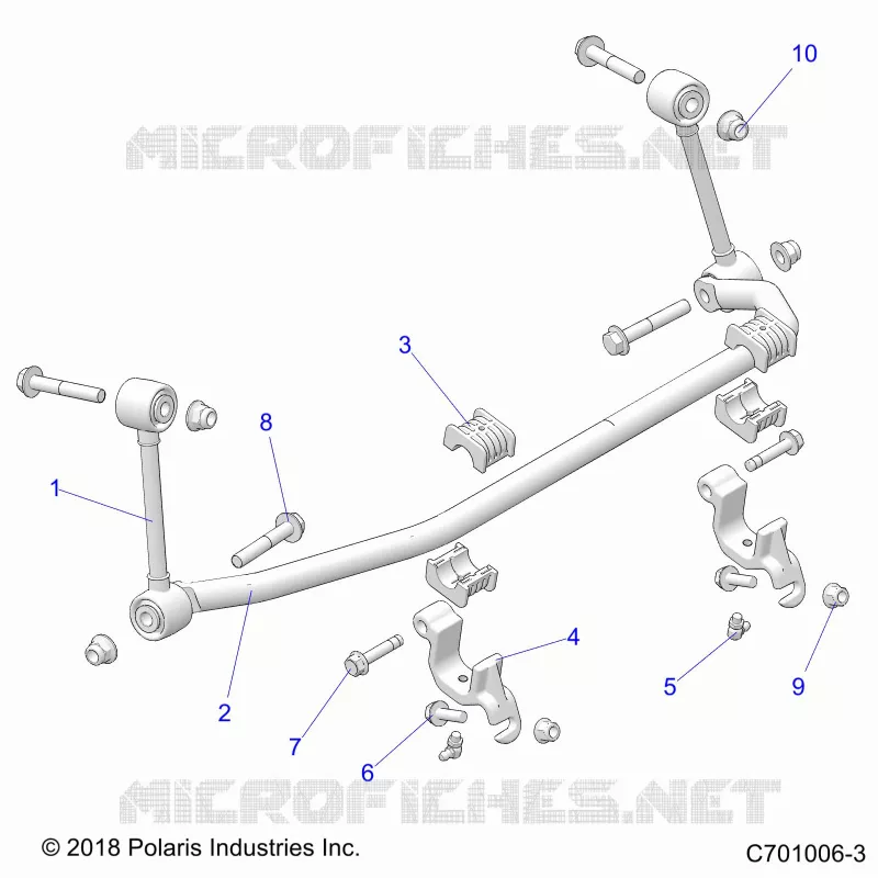 SUSPENSION, FRONT STABILIZER BAR- Z23NAK99A/99B (C701006-3)