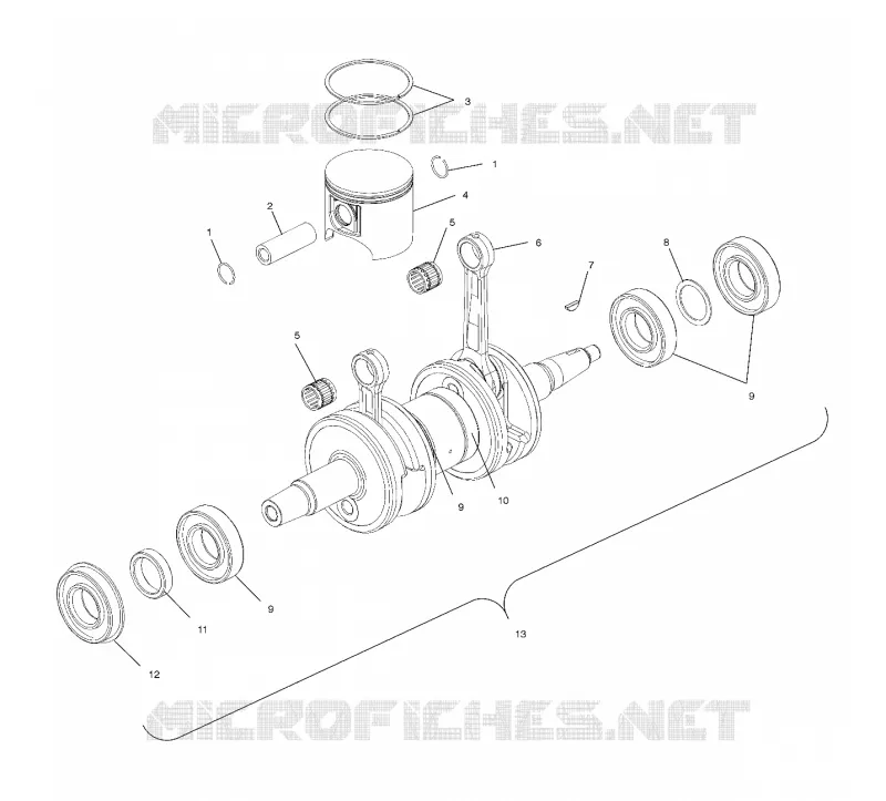 PISTON   CRANKSHAFT