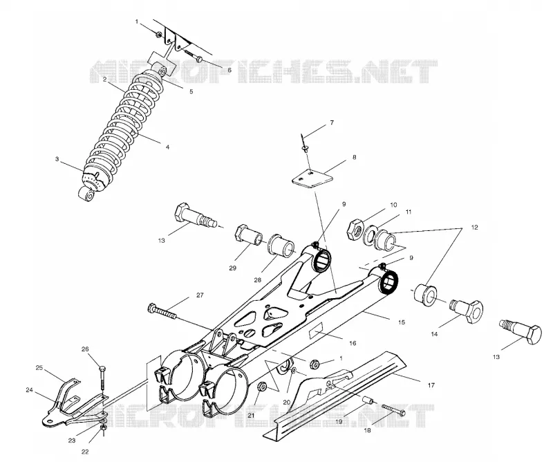 SWING ARM   SHOCK